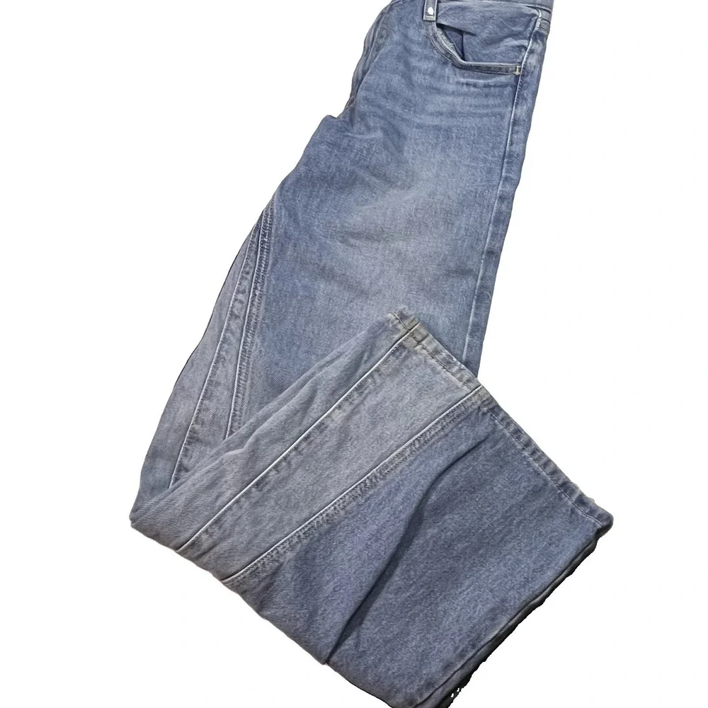 Levis Womens '94 Baggy Wide Leg Denim Jeans Light Wash Size 24x31